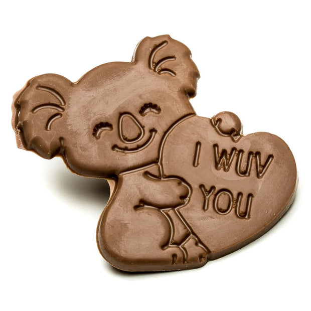 Milk Chocolate "I Wuv You" Koala